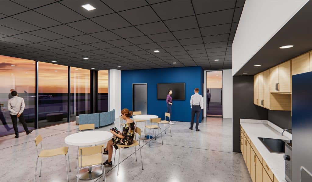 Aviation Training Center - Observation View Rendering